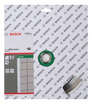Алмазный отрезной круг Best for Ceramic 250 x 30/25,40 x 2,4 x 10 mm 2608602638